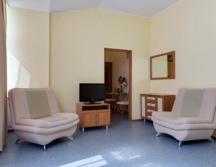 Люкс двухместный с кухней/ корпус 3 - Пансионат «Солнечный» Николаевка