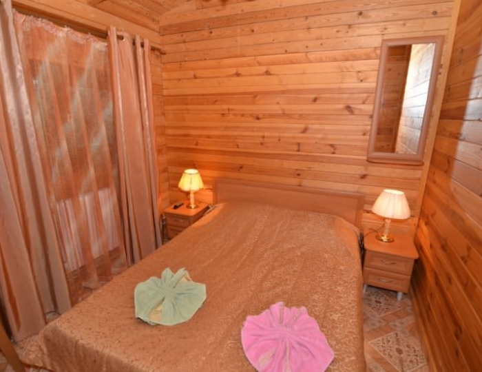 Деревянный четырехместный коттедж - Пансионат «Солнечный» Николаевка