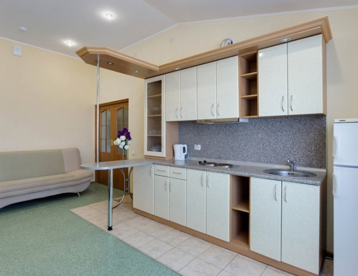 Трехместный полулюкс с кухней и балконом/ корпус 3 - Пансионат «Солнечный» Николаевка